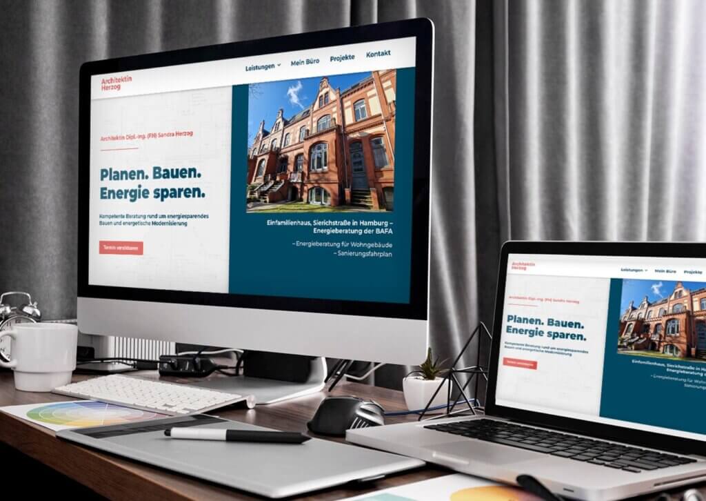 webdesign von architektin-herzog.de